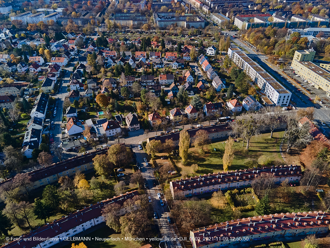 09.11.2021 - Baustelle Maikäfersiedlung in Ber am Laim und  Neuperlach