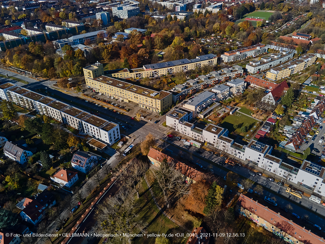 09.11.2021 - Baustelle Maikäfersiedlung in Ber am Laim und  Neuperlach