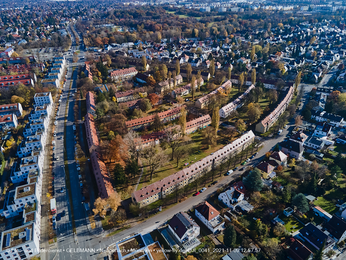 09.11.2021 - Baustelle Maikäfersiedlung in Ber am Laim und  Neuperlach