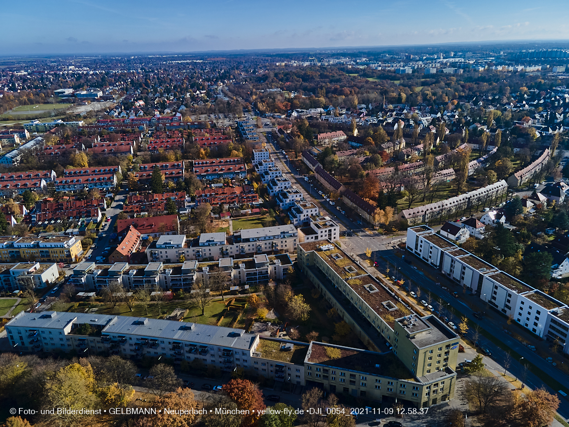 09.11.2021 - Baustelle Maikäfersiedlung in Ber am Laim und  Neuperlach