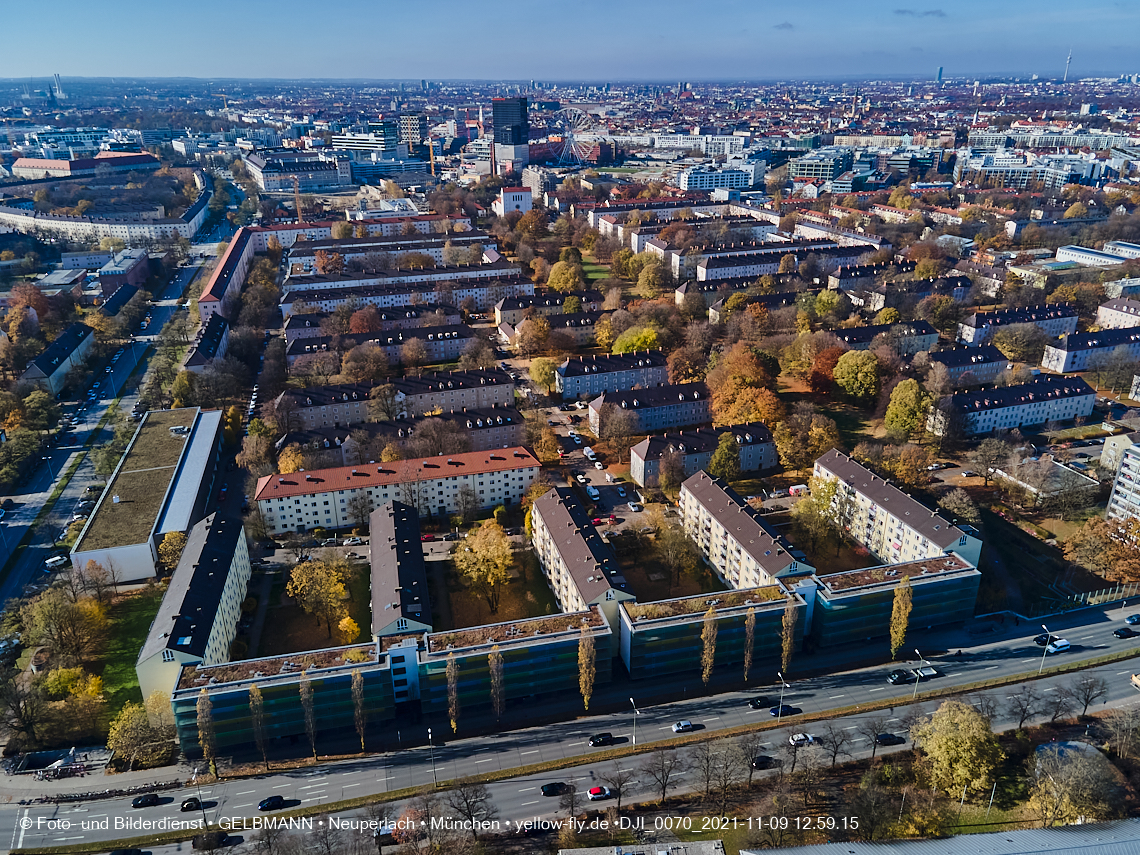 09.11.2021 - Baustelle Maikäfersiedlung in Ber am Laim und  Neuperlach