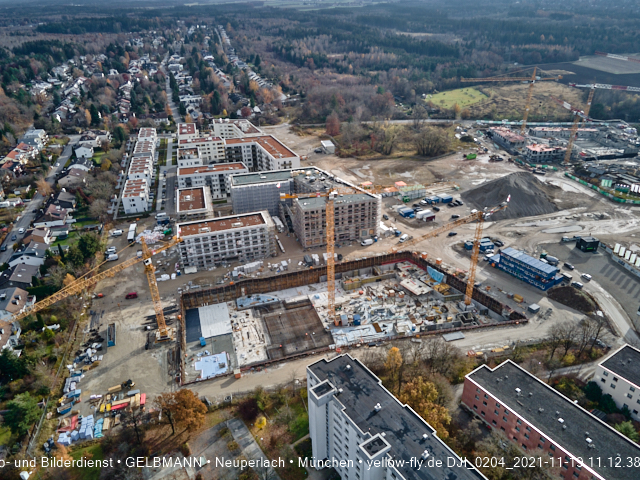 19.11.2021 - Baustelle Alexisquartier in Neuperlach
