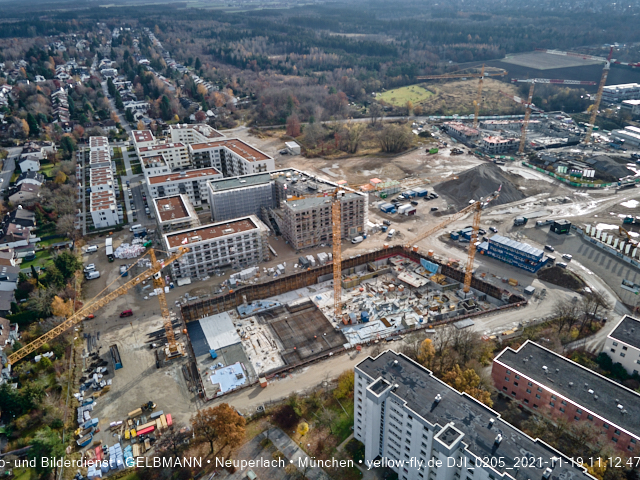19.11.2021 - Baustelle Alexisquartier in Neuperlach
