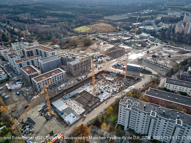 19.11.2021 - Baustelle Alexisquartier in Neuperlach