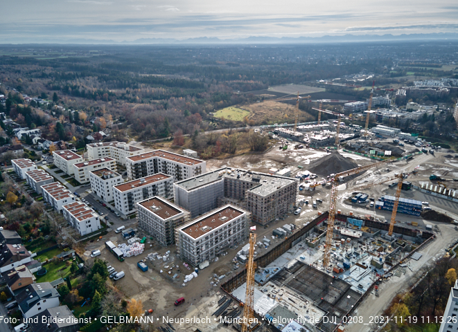 19.11.2021 - Baustelle Alexisquartier in Neuperlach