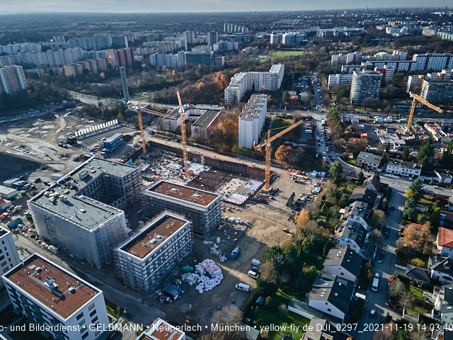19.11.2021 - Baustelle Alexisquartier in Neuperlach
