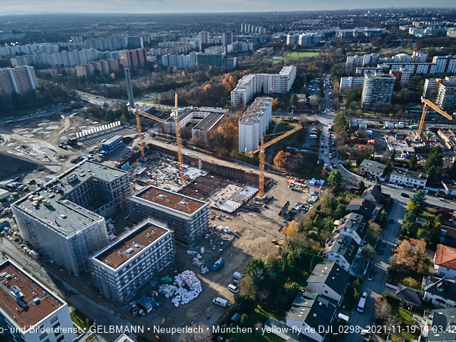 19.11.2021 - Baustelle Alexisquartier in Neuperlach