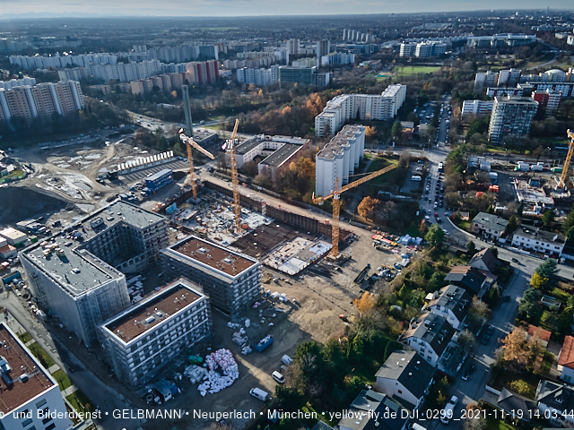 19.11.2021 - Baustelle Alexisquartier in Neuperlach