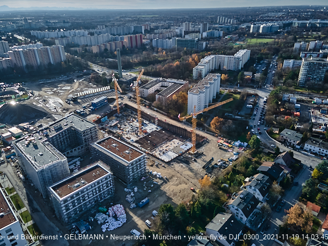 19.11.2021 - Baustelle Alexisquartier in Neuperlach