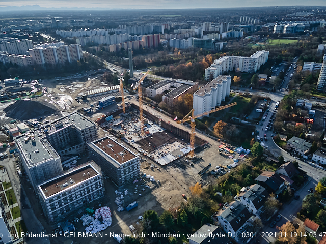 19.11.2021 - Baustelle Alexisquartier in Neuperlach