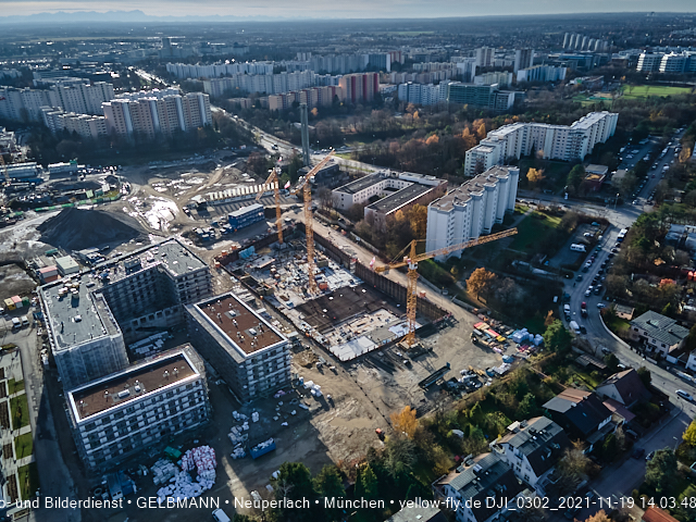 19.11.2021 - Baustelle Alexisquartier in Neuperlach
