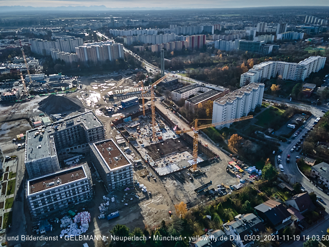19.11.2021 - Baustelle Alexisquartier in Neuperlach