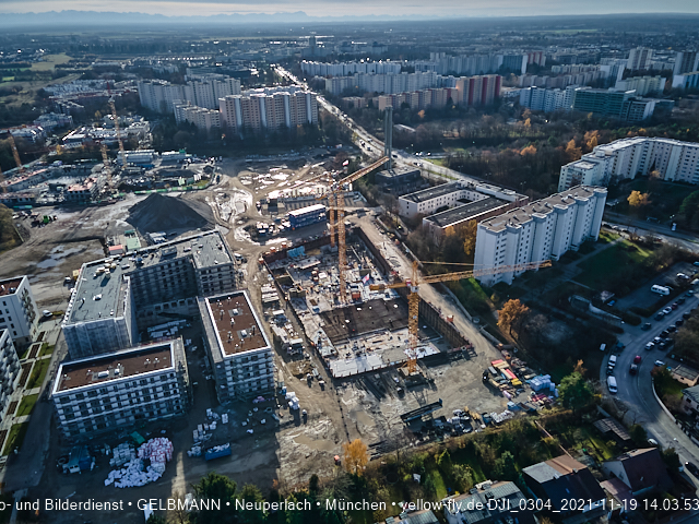 19.11.2021 - Baustelle Alexisquartier in Neuperlach