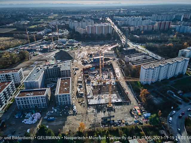 19.11.2021 - Baustelle Alexisquartier in Neuperlach