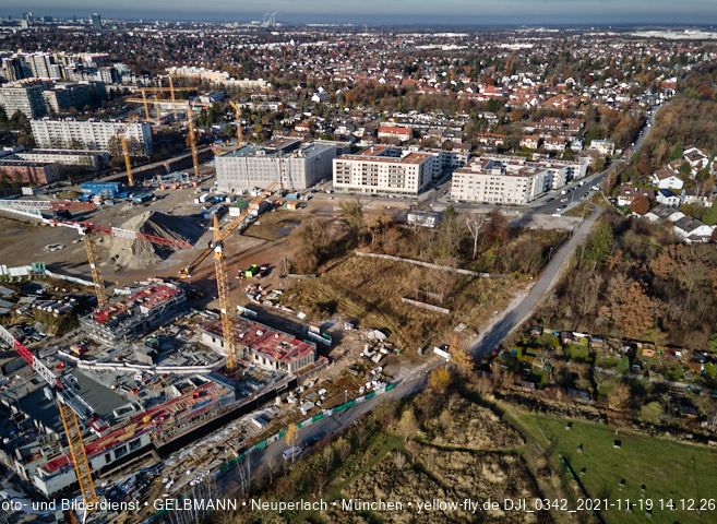 19.11.2021 - Baustelle Alexisquartier in Neuperlach