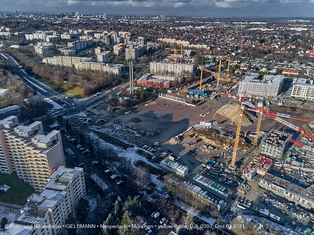 03.12.2021 -Baustelle Alexisquartier in Neuperlach