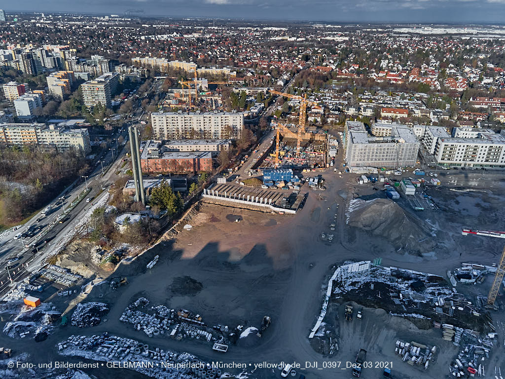 03.12.2021 -Baustelle Alexisquartier in Neuperlach