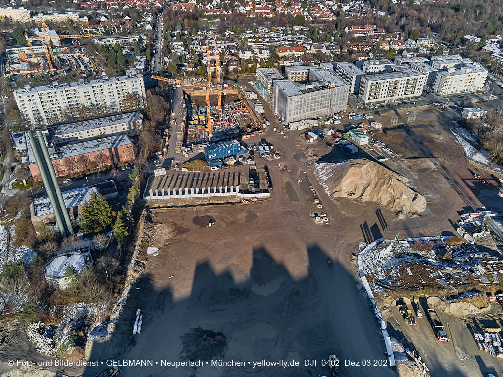 03.12.2021 -Baustelle Alexisquartier in Neuperlach