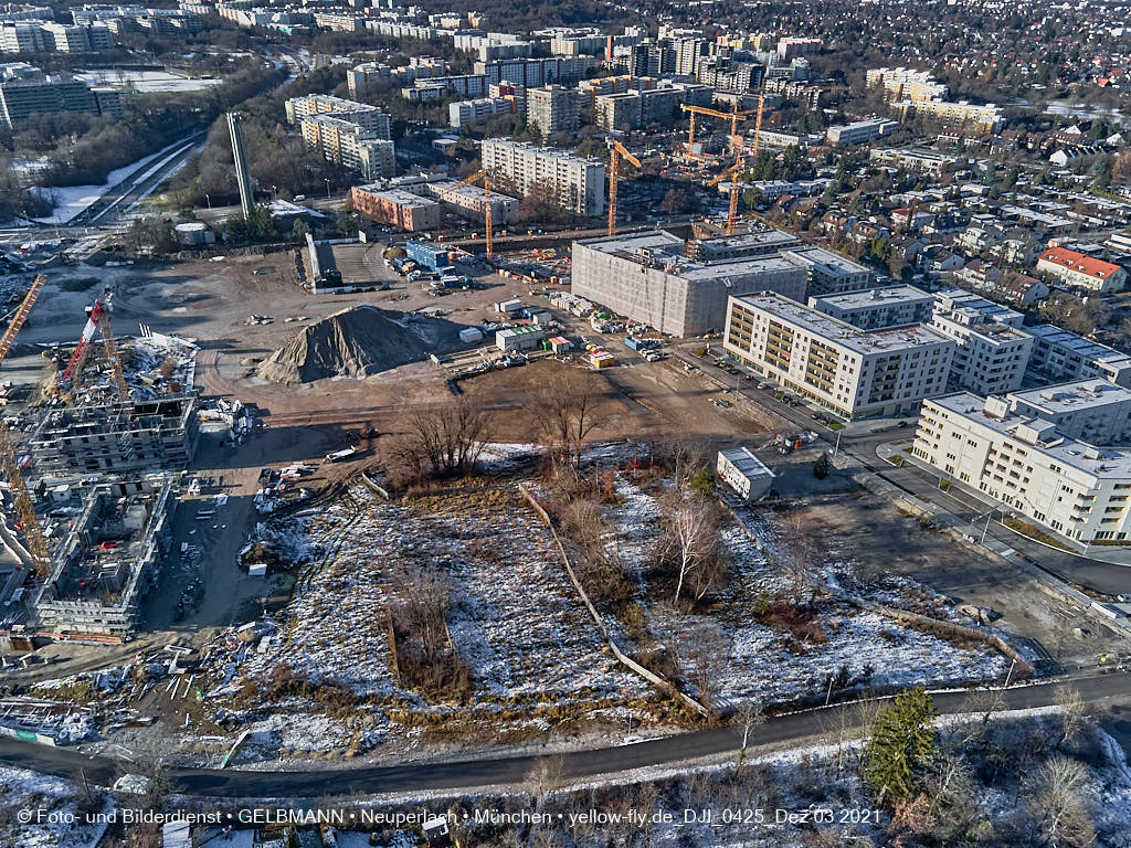 03.12.2021 -Baustelle Alexisquartier in Neuperlach