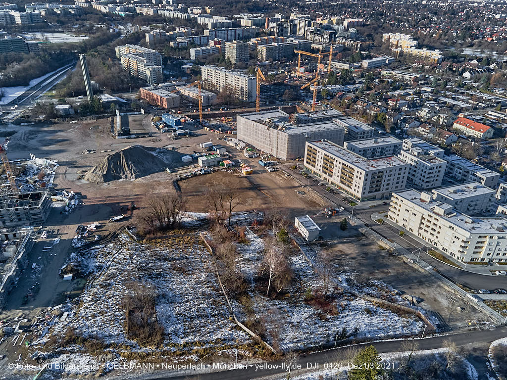 03.12.2021 -Baustelle Alexisquartier in Neuperlach