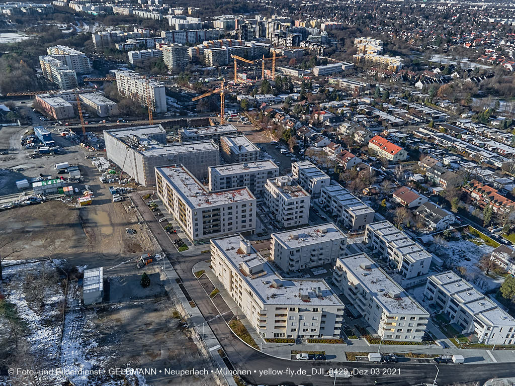 03.12.2021 -Baustelle Alexisquartier in Neuperlach