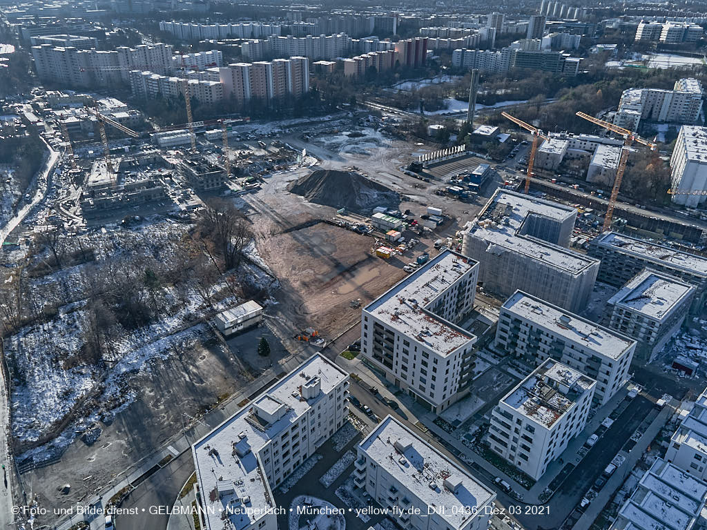 03.12.2021 -Baustelle Alexisquartier in Neuperlach