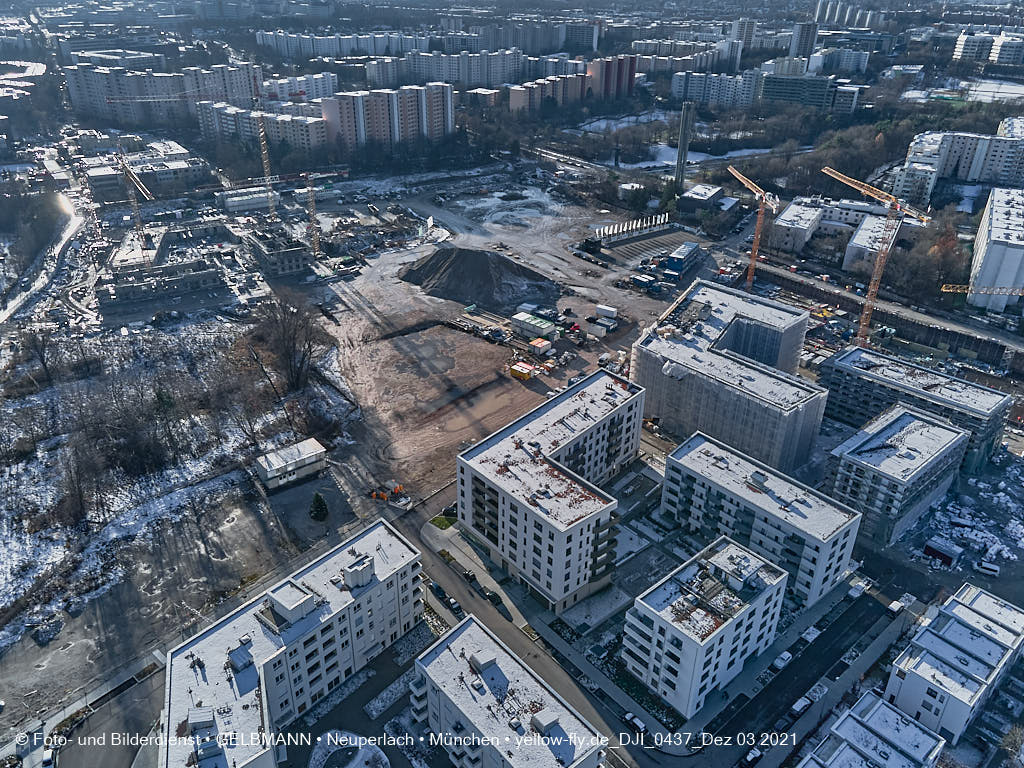 03.12.2021 -Baustelle Alexisquartier in Neuperlach