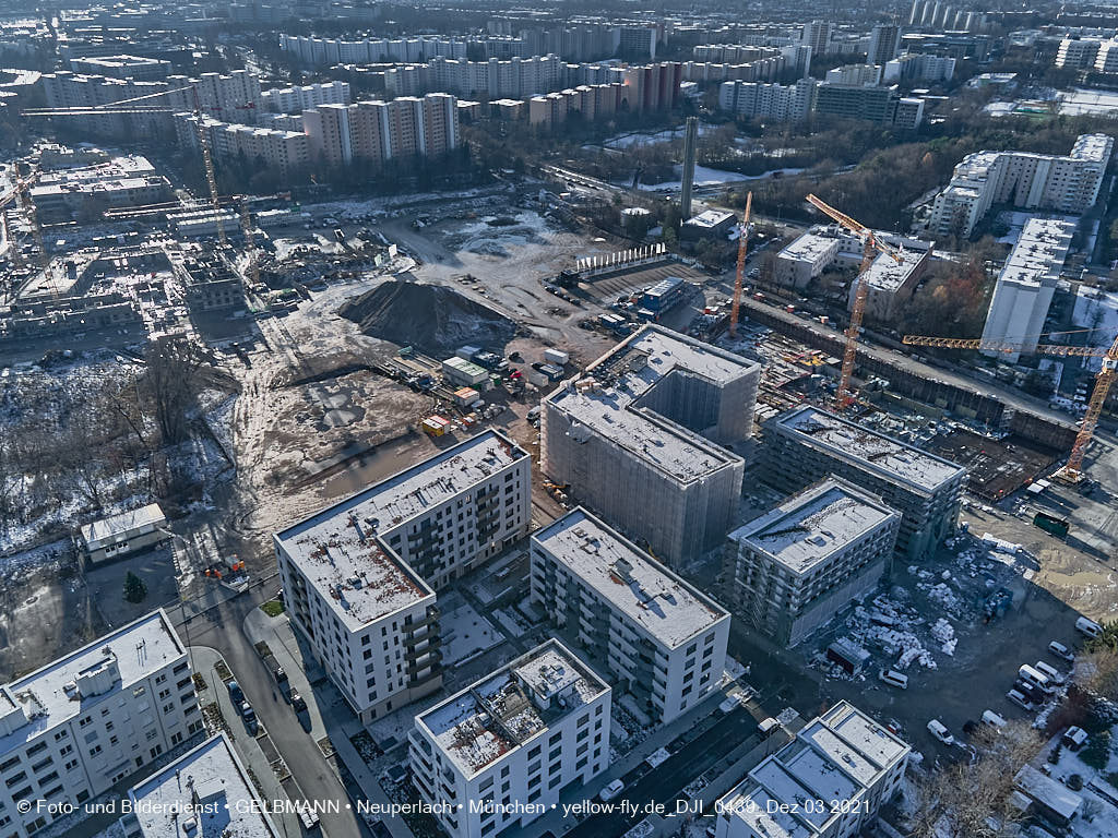 03.12.2021 -Baustelle Alexisquartier in Neuperlach