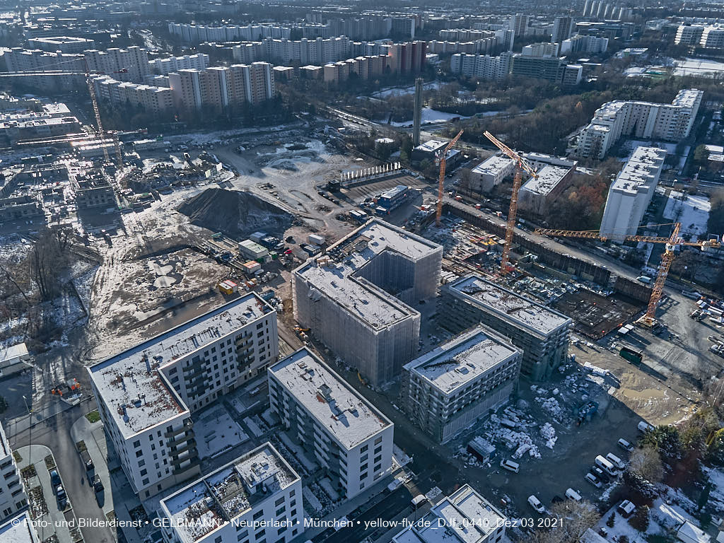 03.12.2021 -Baustelle Alexisquartier in Neuperlach