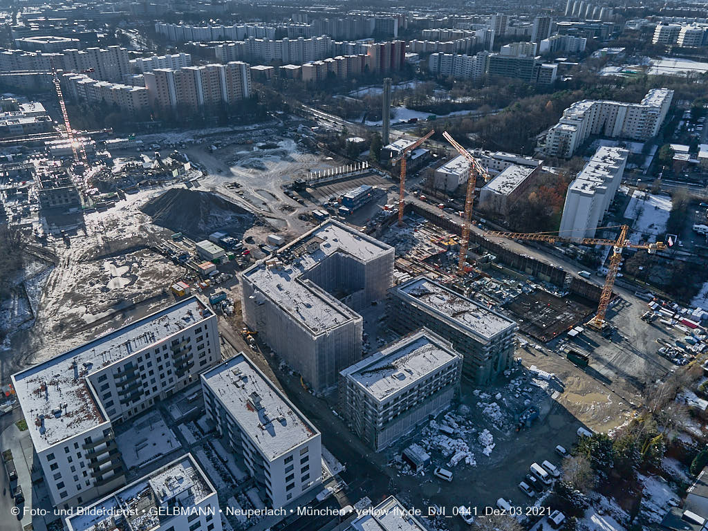 03.12.2021 -Baustelle Alexisquartier in Neuperlach