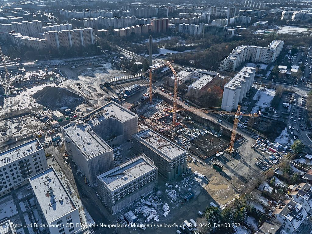 03.12.2021 -Baustelle Alexisquartier in Neuperlach