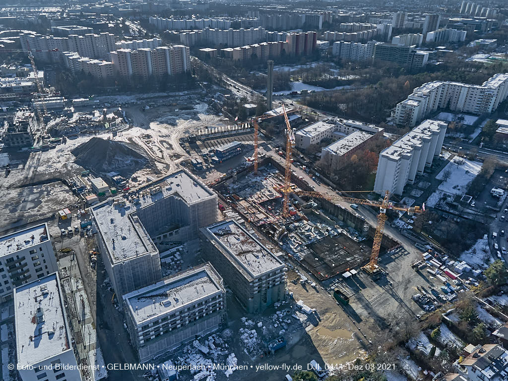 03.12.2021 -Baustelle Alexisquartier in Neuperlach