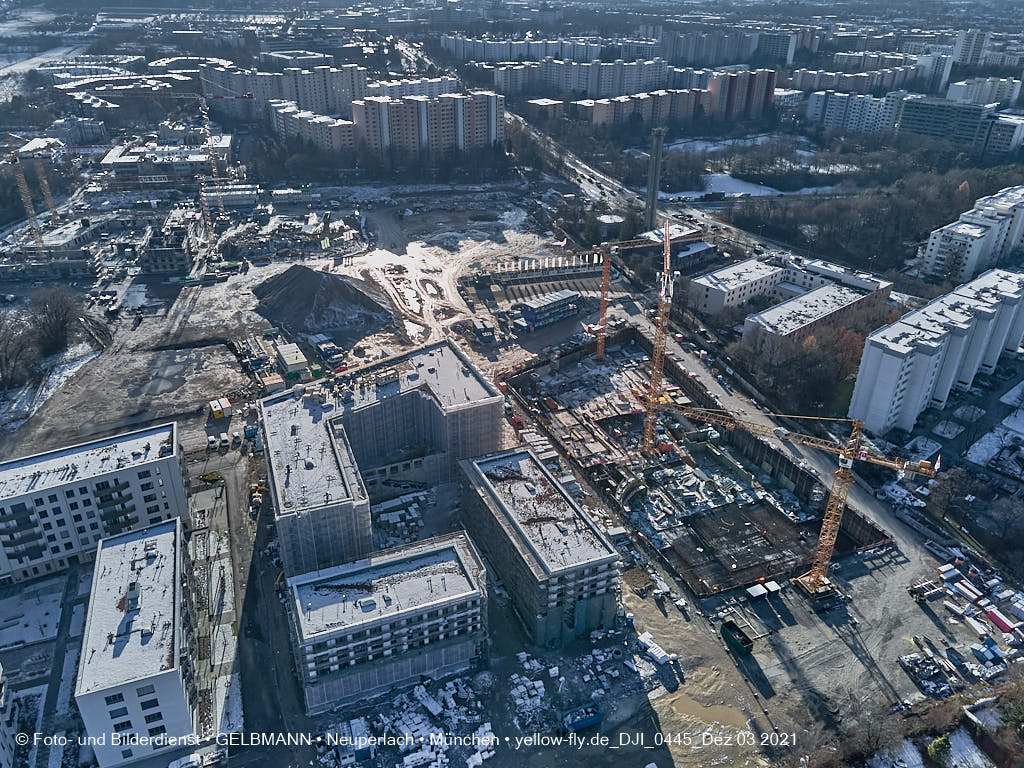 03.12.2021 -Baustelle Alexisquartier in Neuperlach