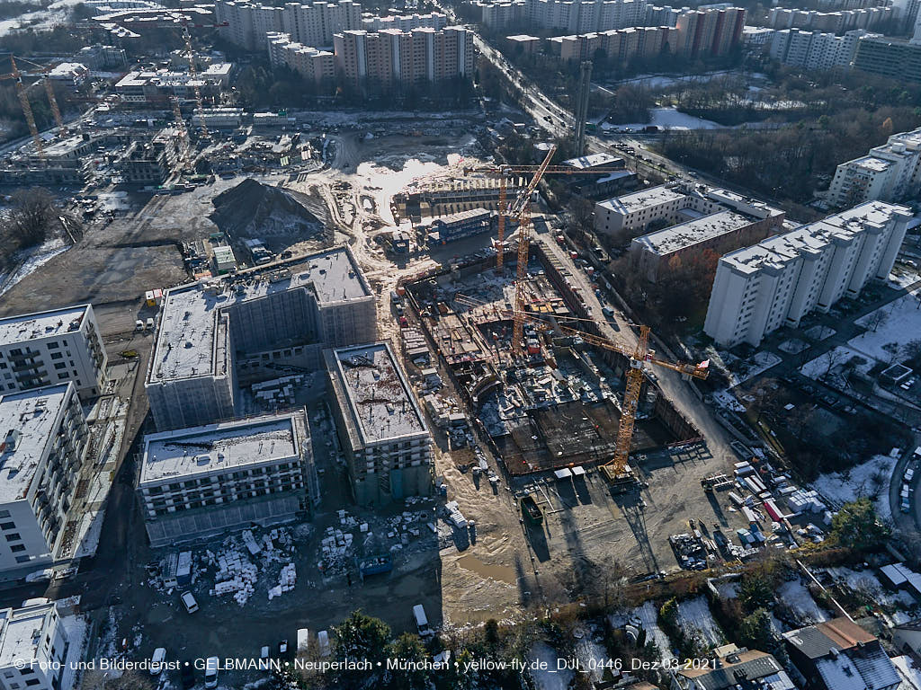 03.12.2021 -Baustelle Alexisquartier in Neuperlach