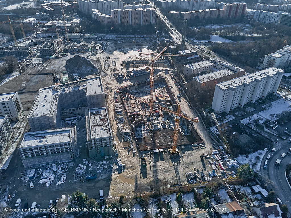 03.12.2021 -Baustelle Alexisquartier in Neuperlach