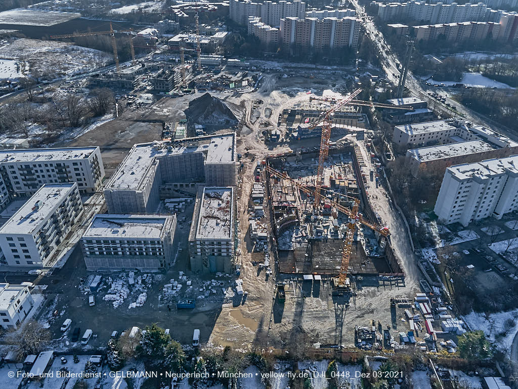 03.12.2021 -Baustelle Alexisquartier in Neuperlach