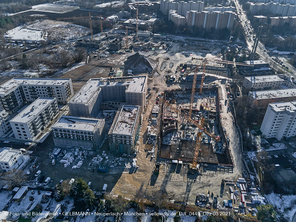 03.12.2021 -Baustelle Alexisquartier in Neuperlach