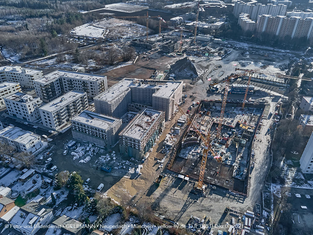 03.12.2021 -Baustelle Alexisquartier in Neuperlach