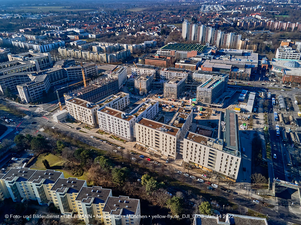14.01.2022 - Baustelle Perlach Plaza in Neuperlach 14.01.2022 - Baustelle Perlach Plaza in Neuperlach