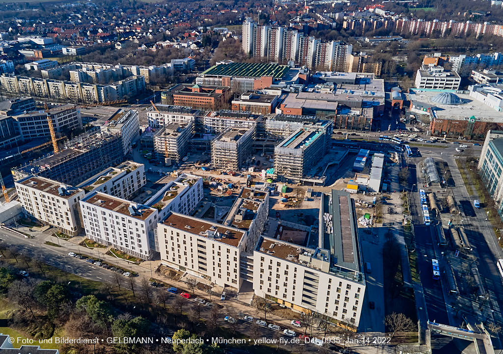 14.01.2022 - Baustelle Perlach Plaza in Neuperlach 14.01.2022 - Baustelle Perlach Plaza in Neuperlach