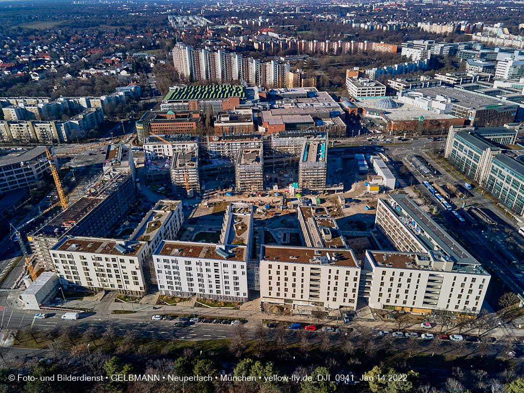 14.01.2022 - Baustelle Perlach Plaza in Neuperlach 14.01.2022 - Baustelle Perlach Plaza in Neuperlach