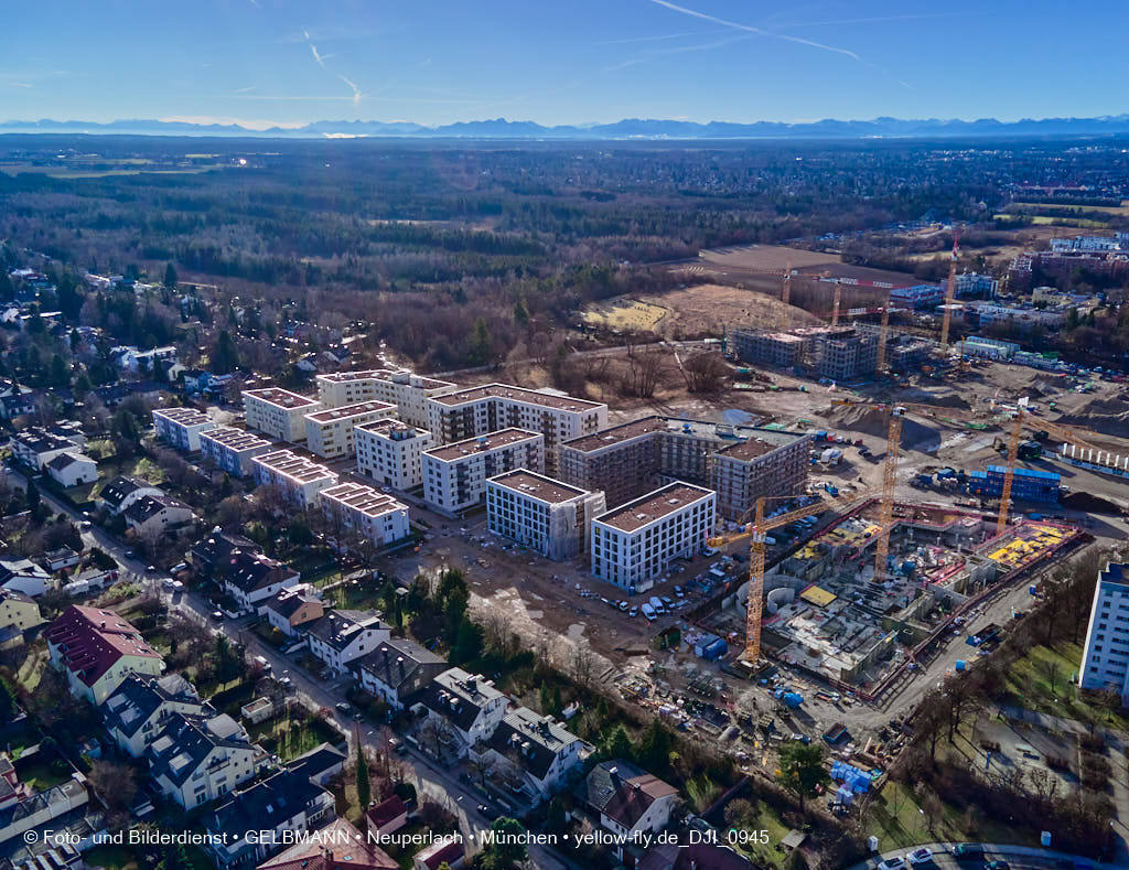 09.02.2022 - Baustelle Alexisquartier in Neuperlach
