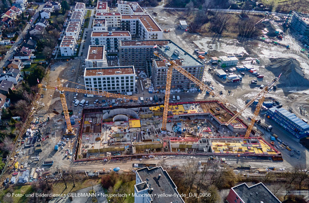 09.02.2022 - Baustelle Alexisquartier in Neuperlach