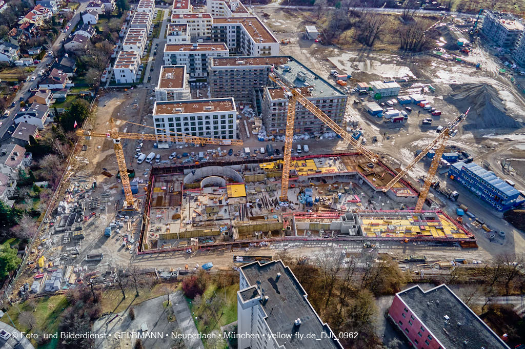 09.02.2022 - Baustelle Alexisquartier in Neuperlach