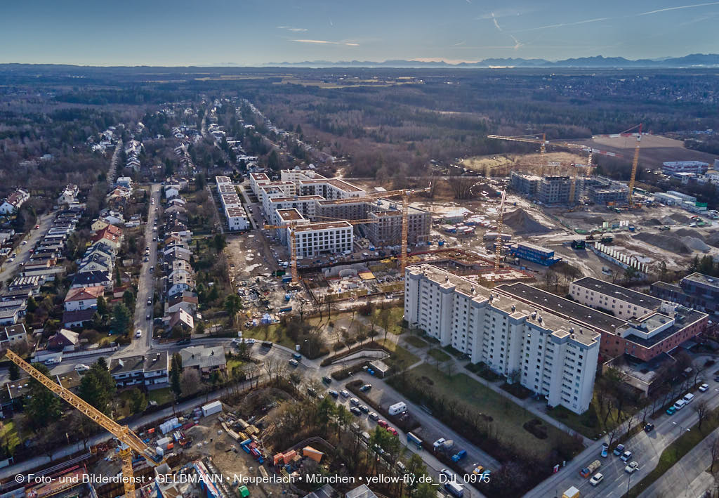 09.02.2022 - Baustelle Alexisquartier in Neuperlach