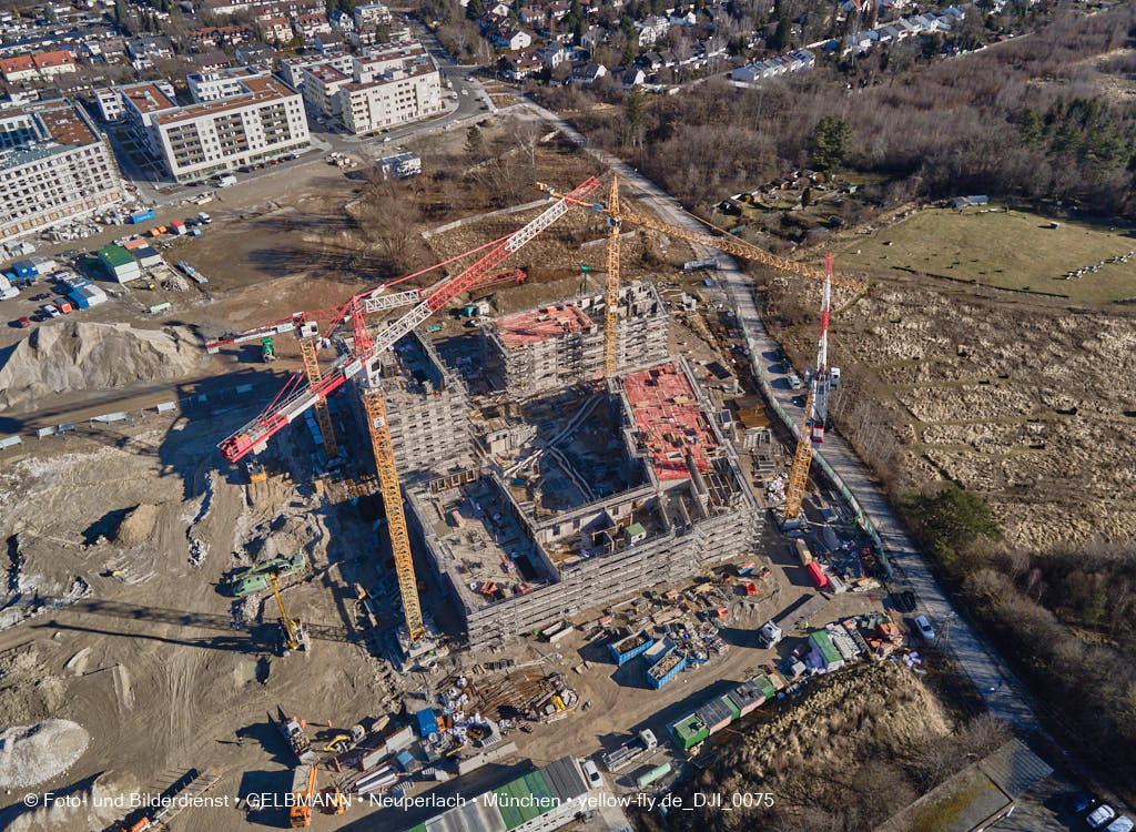09.02.2022 - Baustelle Pandionverde in Neuperlach 09.02.2022 - Baustelle Pandionverde in Neuperlach