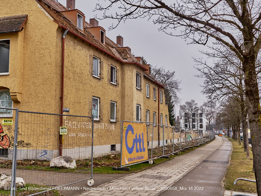 16.03.2022 - Abriss und Neubau der Maikäfersiedlung 