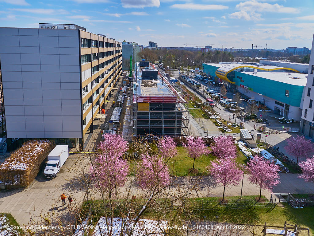 04.04.2022 - Baustelle Montessori Schule in Neuperlach