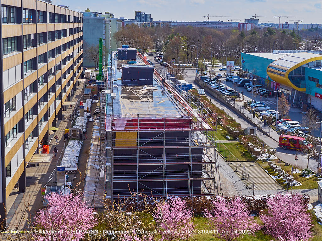 04.04.2022 - Baustelle Montessori Schule in Neuperlach