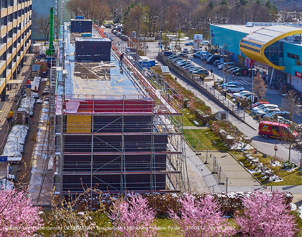 04.04.2022 - Baustelle Montessori Schule in Neuperlach